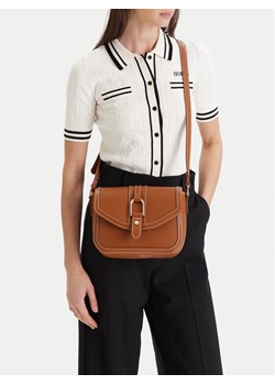 Torebka Beverly Hills Polo Club CEO-BHPC-C-014-09 Brązowy ze sklepu eobuwie.pl w kategorii Listonoszki - zdjęcie 188734860