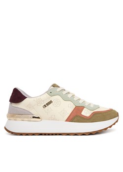 Sneakersy Guess FLPVN5 FAM12 Écru ze sklepu eobuwie.pl w kategorii Buty sportowe damskie - zdjęcie 188734882