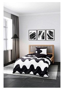 Mijolnir Komplet pościeli renforcé "Flow" w kolorze biało-czarnym ze sklepu Limango Polska w kategorii Pościele - zdjęcie 188738131