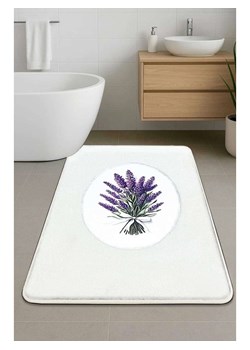 Mijolnir Dywanik łazienkowy w kolorze kremowo-fioletowym ze sklepu Limango Polska w kategorii Akcesoria łazienkowe - zdjęcie 188738190