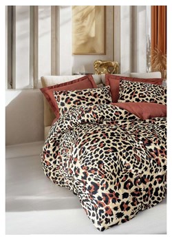 Mijolnir Komplet pościeli satynowej "Leoluxe" w kolorze kremowo-jasnobrązowym ze sklepu Limango Polska w kategorii Pościele - zdjęcie 188738200