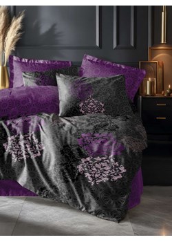 Mijolnir Komplet pościeli satynowej "Leylazar" w kolorze szaro-fioletowym ze sklepu Limango Polska w kategorii Pościele - zdjęcie 188738204