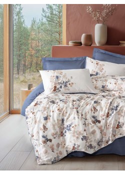 Mijolnir Komplet pościeli satynowej "Nebulae" w kolorze biało-niebiesko-beżowym ze sklepu Limango Polska w kategorii Pościele - zdjęcie 188738284