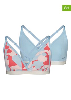 Skiny Topy (2 szt.) w kolorze błękitno-czerwonym ze sklepu Limango Polska w kategorii Staniki dla dziewczynki - zdjęcie 188739593