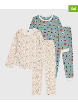 PETIT BATEAU Piżamy (2 szt.) w kolorze kremowym i zielonym ze sklepu Limango Polska w kategorii Piżamy dziecięce - zdjęcie 188743290