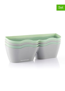 InnovaGoods Stojaki (4 szt.) w kolorze szaro-zielonym na buty - 9 x 26 x 10 cm ze sklepu Limango Polska w kategorii Akcesoria i przechowywanie - zdjęcie 188744001