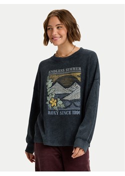Roxy Bluza Eastside Midweight ERJKT04322 Czarny Regular Fit ze sklepu MODIVO w kategorii Bluzy damskie - zdjęcie 188744872