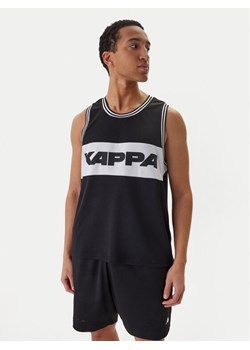 Kappa Tank top Authentic Sainos 382E2PW Czarny Regular Fit ze sklepu MODIVO w kategorii T-shirty męskie - zdjęcie 188744924