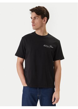Calvin Klein Jeans T-Shirt LV04RF822G Czarny Regular Fit ze sklepu MODIVO w kategorii T-shirty męskie - zdjęcie 188744940