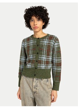 Element Kardigan Plaid Cardigan W ELJSW00113 Zielony Regular Fit ze sklepu MODIVO w kategorii Swetry damskie - zdjęcie 188744981