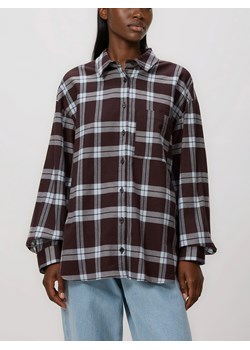 Reserved - Koszula w kratę - ciemnobrązowy ze sklepu Reserved w kategorii Bluzki damskie - zdjęcie 188746462