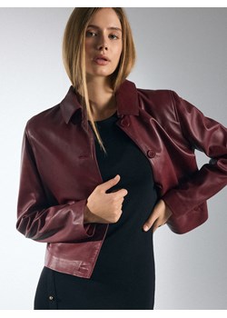 Mohito - Kurtka skórzana - kasztanowy ze sklepu Mohito w kategorii Koszule damskie - zdjęcie 188746830