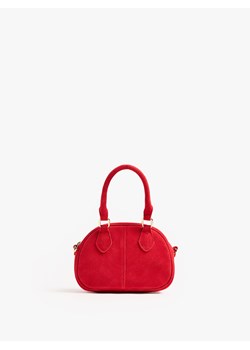 Mohito - Zamszowa torebka - czerwony ze sklepu Mohito w kategorii Kuferki - zdjęcie 188746834