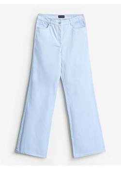 Mohito - Błękitne spodnie flare - błękitny ze sklepu Mohito w kategorii Spodnie damskie - zdjęcie 188746902