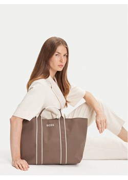 Torebka BOSS Palmah 50546461 Brązowy ze sklepu eobuwie.pl w kategorii Torby Shopper bag - zdjęcie 188747532