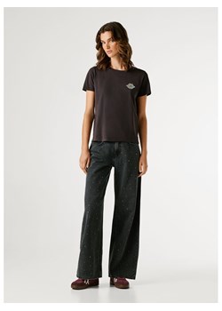 Pepe Jeans Koszulka "Brule" w kolorze brązowym ze sklepu Limango Polska w kategorii Bluzki damskie - zdjęcie 188748352