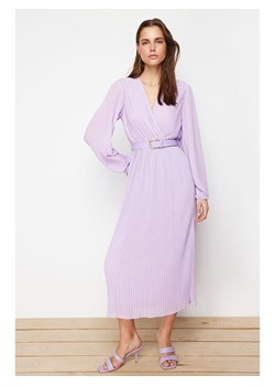 trendyol Sukienka w kolorze fioletowym ze sklepu Limango Polska w kategorii Sukienki - zdjęcie 188748404