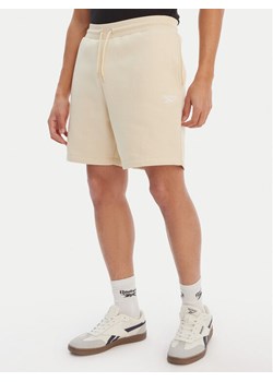 Reebok Szorty sportowe Bazunu RK25558CCM Beżowy Regular Fit ze sklepu MODIVO w kategorii Spodenki męskie - zdjęcie 188748600