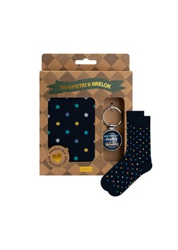 Zestaw Skarpetki z Brelokiem Przystojny ze sklepu Sklep SOXO w kategorii Skarpetki dziecięce - zdjęcie 188748961