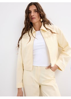 Mohito - Masełkowa kurtka boxy - żółty ze sklepu Mohito w kategorii Kurtki damskie - zdjęcie 188749241