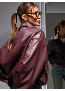 Mohito - Burgundowa kurtka oversize - mahoń ze sklepu Mohito w kategorii Kurtki damskie - zdjęcie 188749271