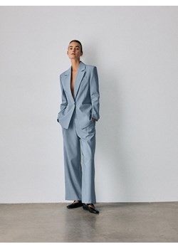 Reserved - Jednorzędowa marynarka - niebieski ze sklepu Reserved w kategorii Marynarki damskie - zdjęcie 188749422