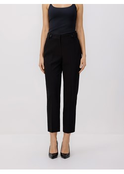 Reserved - Spodnie w kant - czarny ze sklepu Reserved w kategorii Spodnie damskie - zdjęcie 188749432