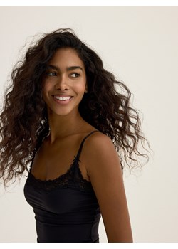 Reserved - Top z koronką - czarny ze sklepu Reserved w kategorii Bluzki damskie - zdjęcie 188749443