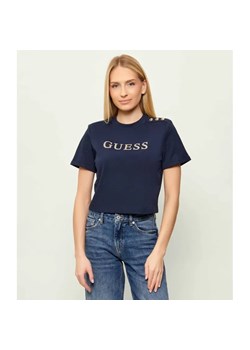 GUESS T-shirt MARINA | Cropped Fit ze sklepu Gomez Fashion Store w kategorii Bluzki damskie - zdjęcie 188750691