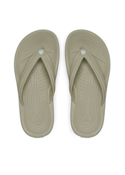 Japonki Crocs Crocband Flip 11033 Beżowy ze sklepu eobuwie.pl w kategorii Klapki męskie - zdjęcie 188750733