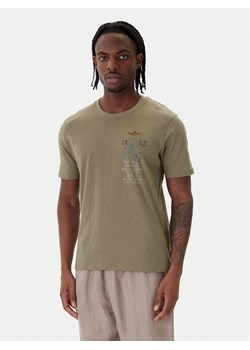 Aeronautica Militare T-Shirt 261TS2543UJ00686 Zielony Regular Fit ze sklepu MODIVO w kategorii T-shirty męskie - zdjęcie 188751091