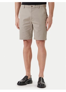 Calvin Klein Szorty materiałowe LV04LF601G Khaki Regular Fit ze sklepu MODIVO w kategorii Spodenki męskie - zdjęcie 188751113