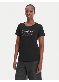 Liu Jo Sport T-Shirt TA6252 JS923 Czarny Regular Fit ze sklepu MODIVO w kategorii Bluzki damskie - zdjęcie 188751121