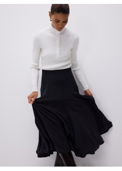 Reserved - Spódnica z modalem - czarny ze sklepu Reserved w kategorii Spódnice - zdjęcie 188751814
