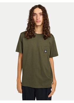 Element T-Shirt Icon Label Pocket ELYKT00198 Zielony Regular Fit ze sklepu MODIVO w kategorii T-shirty męskie - zdjęcie 188752431