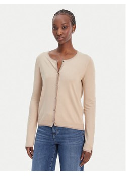 Liu Jo Kardigan WA6280 MS49I Beżowy Regular Fit ze sklepu MODIVO w kategorii Swetry damskie - zdjęcie 188752454