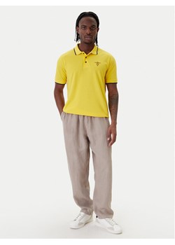 Aeronautica Militare Polo 261PO1308UP00082 Żółty Regular Fit ze sklepu MODIVO w kategorii T-shirty męskie - zdjęcie 188752461