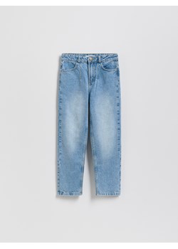 Reserved - Jeansy straight fit - niebieski ze sklepu Reserved w kategorii Spodnie dziewczęce - zdjęcie 188753321