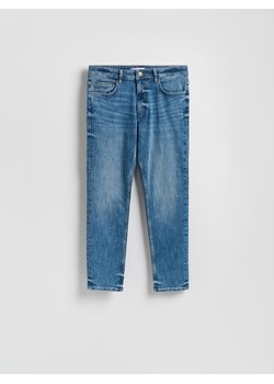 Reserved - Jeansy slim z efektem sprania - niebieski ze sklepu Reserved w kategorii Jeansy męskie - zdjęcie 188753352