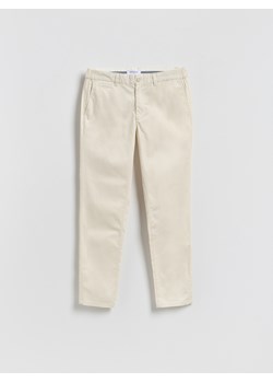 Reserved - Spodnie chino slim fit - złamana biel ze sklepu Reserved w kategorii Spodnie męskie - zdjęcie 188753524