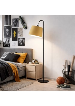 Musztardowa lampa podłogowa do salonu TALLIN ze sklepu Lysne w kategorii Lampy podłogowe - zdjęcie 188754702
