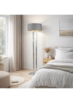 Srebrna lampa podłogowa do sypialni w stylu skandynawskim KALIFORNIA GOLD ze sklepu Lysne w kategorii Lampy podłogowe - zdjęcie 188754762