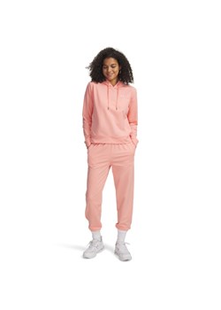 Damskie spodnie dresowe joggery Under Armour Sport Terry Jogger - różowe ze sklepu Sportstylestory.com w kategorii Spodnie damskie - zdjęcie 188755160
