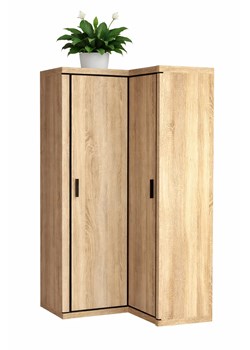 Szafa narożna dąb sonoma E8-N01 ze sklepu Edinos.pl w kategorii Szafy - zdjęcie 188755240