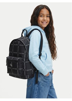Plecak Calvin Klein Jeans City Grid Aop IU0IU00711 Czarny ze sklepu eobuwie.pl w kategorii Plecaki - zdjęcie 188755750