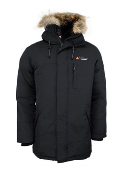 Peak Mountain Parka puchowa "Cogan" w kolorze czarnym ze sklepu Limango Polska w kategorii Kurtki męskie - zdjęcie 188756072