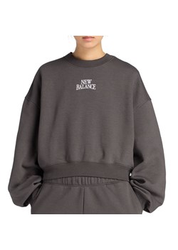 Bluza damska New Balance WT61935IABR - szara ze sklepu streetstyle24.pl w kategorii Bluzy damskie - zdjęcie 188756890
