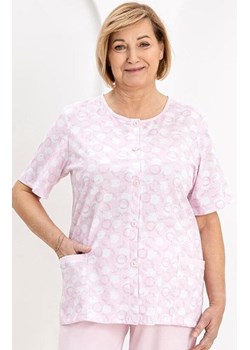 Bawełniana piżama damska rozpinana różowa 738, Kolor różowy, Rozmiar M, Regina ze sklepu Intymna w kategorii Piżamy damskie - zdjęcie 188757100