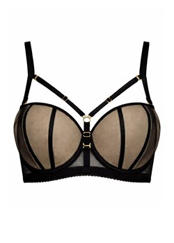 Biustonosz balconette beżowo-czarny Allure, Kolor beżowo-czarny, Rozmiar 70D, Vena ze sklepu Intymna w kategorii Biustonosze - zdjęcie 188757154