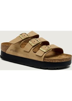 Birkenstock Skórzane klapki Florida III Flex| Birkenstock x Papillio | narrow fit ze sklepu Gomez Fashion Store w kategorii Klapki damskie - zdjęcie 188757232